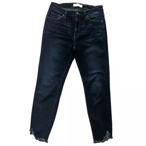 Kancan Estilo Step Hem Dark Blue Denim Jeans Size 11/29